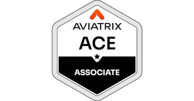 Aviatrix Multicloud Network Associate badge