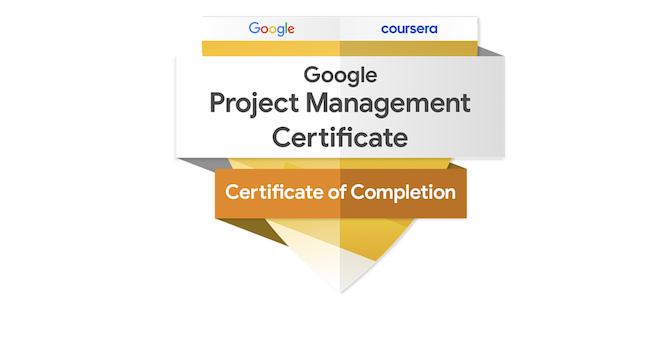 Google Project Management Professional Certificate badge